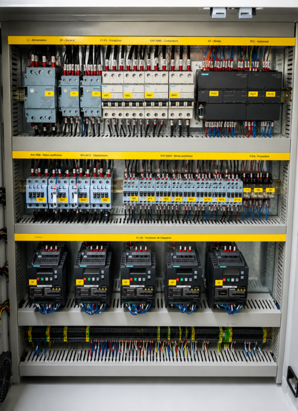 Intervention technique sur système électrique industriel