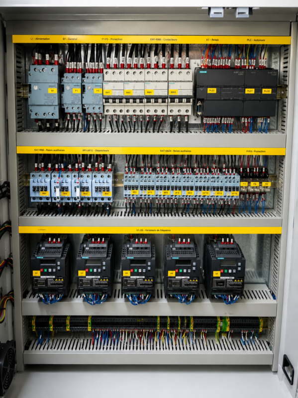 Intervention technique sur système électrique industriel