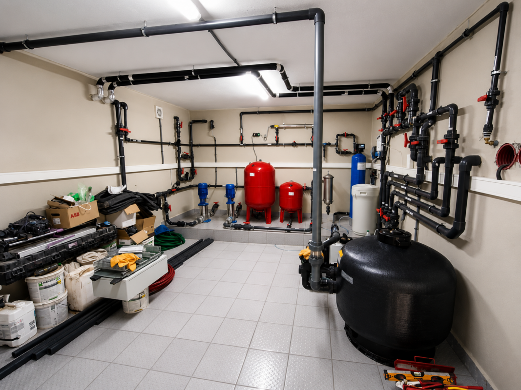 Installation et maintenance d’un système de filtration et pompage industriel